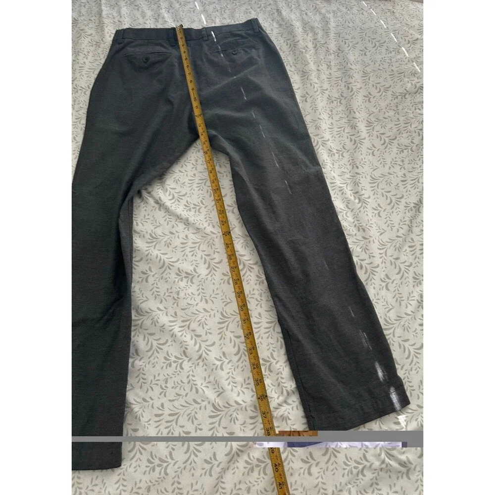 Banana Republic Kentfield Pant Men's 32/30 Classic Cotton Heather Gray